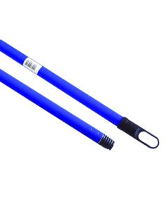 Broom stick, Manico, iron and plastic, 120 cm, blue, 1 piece
