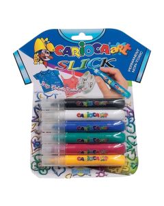 Permanent marker. Carioca. for textile. sliky. 6x10.5 ml