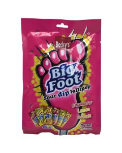 Big Foot sweets, mixed flavors, 72 gr, 6 pieces, 1 pack