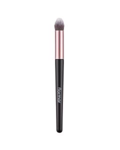 Professional brush for highlighter application, Flormar, plastic and nylon, 17 cm, black and pink, 1 piece