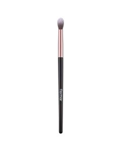 Professional blending brush for make-up, Flormar, plastic and nylon, 17 cm, black and pink, 1 piece