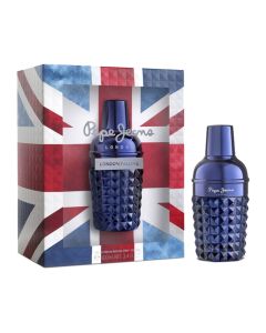 Eau de parfum (EDP) for men, Pepe Jeans, London Calling Collector, edp 100 ml, glass and metal, blue 1 piece