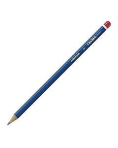 Graphite pencil 4B, Lyra, Fila, wood, 17.8x0.68x0.68 cm, blue, 12 pieces
