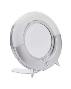 Make-up mirror with 2 LED lights, 22 cm
