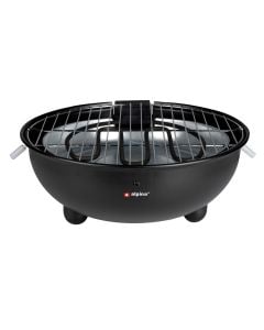 Electric barbecue, Alpina, 1250W, metal, D30 cm, black