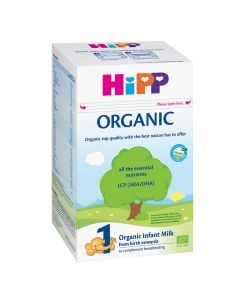 Organic milk, 0-6 months, HiPP, 800 g