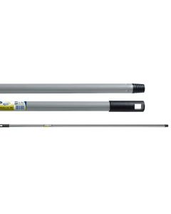 Broom stick, Ippa, iron and plastic, 130 cm, gray, 1 piece