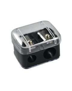 Lip and eye pencil sharpener, Flormar, plastic and metal, 5 cm, black, 1 piece