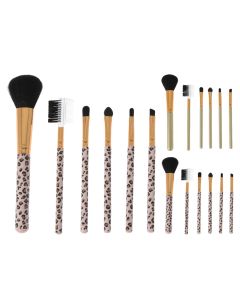 Cosmetic brushes for make-up 6 pcs - Glitter