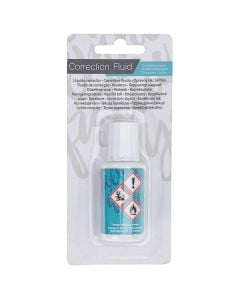 Liquid concealer with a brush. plastic. 20 ml. White. 1 piece