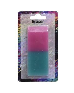 Eraser With Glitter 4X9,7X1,1 cm