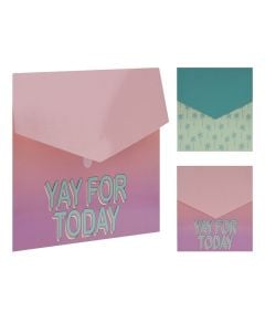 Envelope for documents. plastic. 1 piece