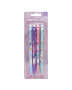 Portamine pencil. 4 pieces. plastic. mixed. 1 pack