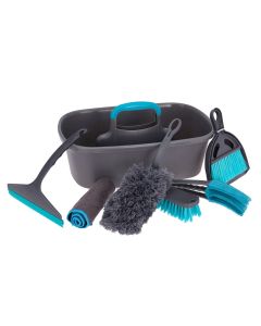 7-piece cleaning set, Ultra Clean, polypropylene, 40x26x14 cm, gray, 1 piece