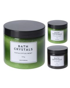 Bath crystals, Eucalyptus Mint/Charcoal, plastic, 500 g, assorted, 1 piece