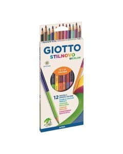 Colored pencils, Giotto Stilnovo hexagonal, 3.3mm, 12 pieces