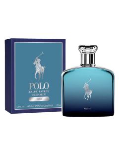 Eau de toilette (EDT) for men, Ralph Lauren, Polo Deep Blue, glass and metal, 125 ml, blue, 1 piece