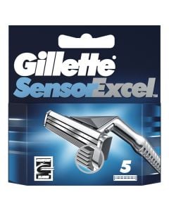 Razor heads for men, Sensor Excel, Gillette, 5 pieces