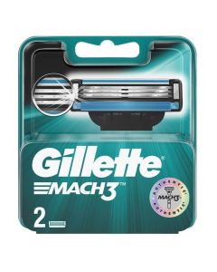 Razor head Gillette Mach 3 blades, 2 pieces