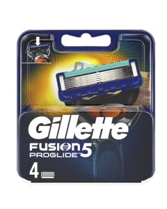 Gillette Fusion 5 ProGlide head, with 5 blades, 4 pieces