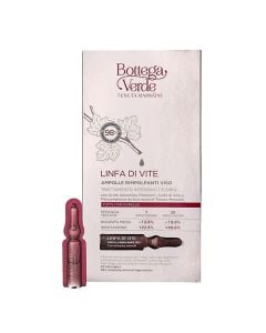 Anti-wrinkle ampoule treatment, for all skin types, Linfa di Vite, Bottega Verde, 7x2 ml