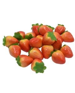 Artificial fruit in packets, strawberries, 1 pack