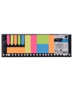 Sticky notes, paper, 20x10 cm, assorted, 1 piece