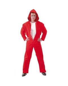 La Casa de Papel adult Halloween costume, polyester, 46/48 cm, red, 1 piece