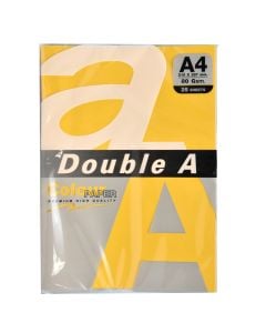 Colored papër, Double A, A4, 80gr, 25 sheets