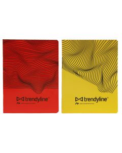Notebook, A5, 52 sheets, lined, trendy line, 1 piece