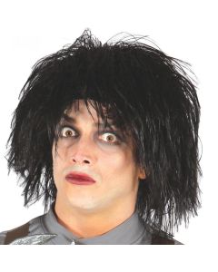 Halloween wig, Eduart, black, 1 piece
