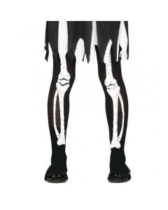 Tights for children, halloween, skeleton, 1 piece