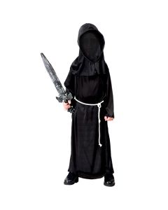 Suit for children, black hood, black, 5-6 years old, 1 piece