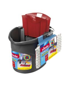 Bucket, mop set, Vileda, gray, 1 piece