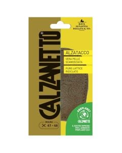 Shoe cover, suede, 41-46, gray