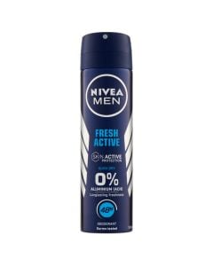 Antipërspirant spray for men, Nivea, Fresh active, 150 ml, 1 piece
