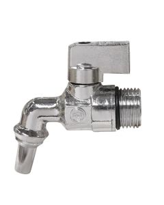 Faucets with handle, chrome, 1/2, 1 piece