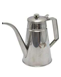 Holder for olive oil, stainless steel, 1 lt