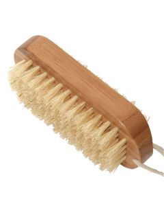 Nail brush, with wooden handle, 9.7x4cm, 1 piece