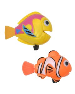 Baby shower toy, fish, 8x6 cm, 2 pieces