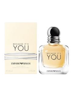 Eau de parfum (EDP) for women, Giorgio Armani, Emporio, glass and metal, 50 ml, beige, 1 piece
