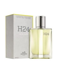 Eau de toilette (EDT) for men, Hermes, Refillable, EDP 100 ml ml, glass and metal, yellow 1 piece