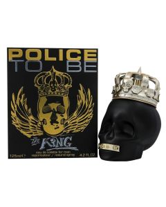 Eau de toilette (EDT) for men, Police To Be, The King, edt 125 ml, glass and metal, black, 1 piece