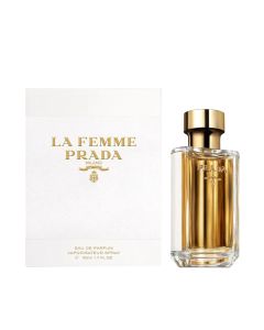 Eau de parfum (EDP) for women, Prada, La Femme, edp 50 ml, glass and metal, gold 1 piece