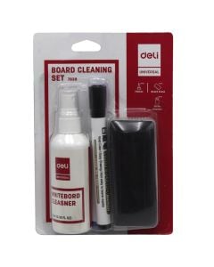 Board cleaning fluid + board cleaner + markers Deli