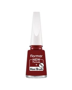 Nail polish, 416 Straight Red, Flormar, glass and plastic, 1 pc