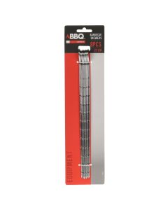Set of skewers, BBQ, stainless steel, 27 cm, silver, 8 pieces