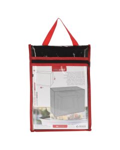 Barbecue cover, rectangular, 125 x 62 x 95 cm, black, 1 piece