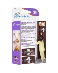 Door protector, plastic, white, 1 piece