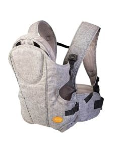 Kangaroo for baby, grey, 3 positions, 1 piece